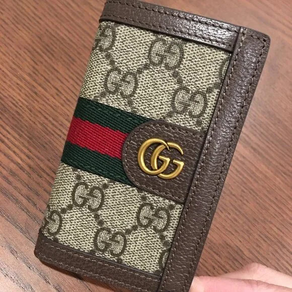 GUCCI Ophidia GG Bi-fold Card Case - Picture 1 of 9